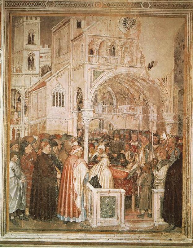 ALTICHIERO da Zevio Death of St Lucy